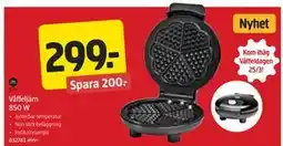 Jula Våffeljärn 850 W erbjuda