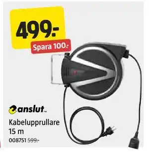 Jula Kabelupprullare 15 m erbjuda