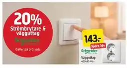 Jula 20% Strömbrytare & vägguttag erbjuda