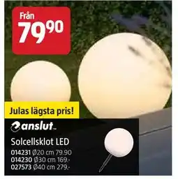 Jula Solcellsklot LED erbjuda
