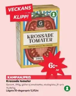 Hemköp Garant Krossade tomater erbjuda