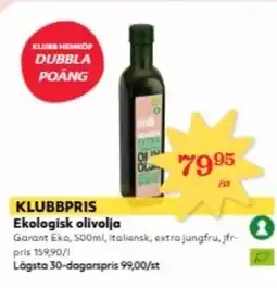 Hemköp Garant Ekologisk olivolja erbjuda