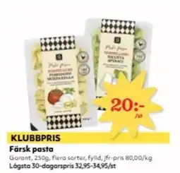 Hemköp Garant Färsk pasta erbjuda