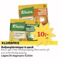 Hemköp Knorr Buljongtärningar 6-pack erbjuda