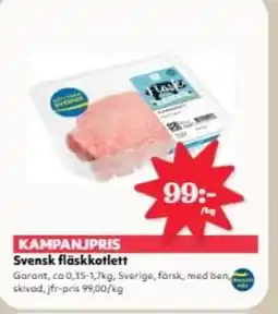 Hemköp Garant Svensk fläskkotlett erbjuda