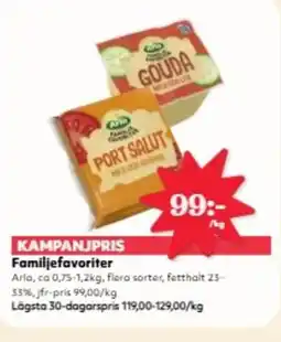 Hemköp Arla Familjefavoriter erbjuda