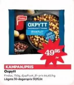 Hemköp Findus Oxpytt erbjuda
