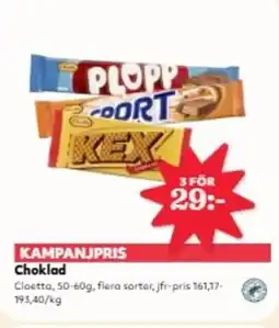 Hemköp Cloetta Choklad erbjuda