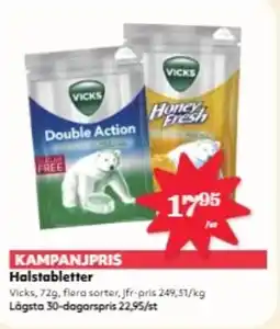 Hemköp VICKS Halstabletter erbjuda