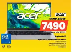Power ACER Aspire Go 15 NXJRREDOOS erbjuda