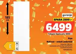 Power Gorenje Frys FNP619EEWSL erbjuda