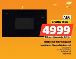 Power AEG Integrerad mikrovågsugn TB6SM171DB erbjuda