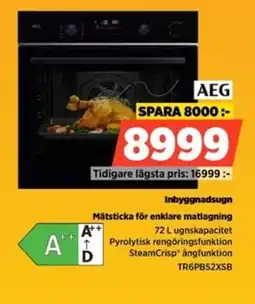 Power AEG Inbyggnadsugn TR6PB52XSB erbjuda