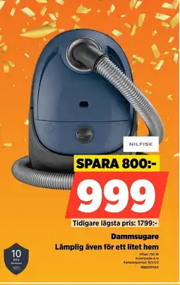 Power NILFISK Dammsugare MBB10POSA erbjuda