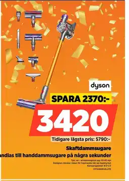 Power Dyson Skaftdammsugare DYSV8ABSOLUTE erbjuda