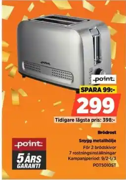Power Point Brödrost POT5010ST erbjuda