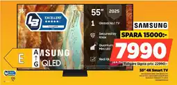Power SAMSUNG 55" 4K Smart TV TQ55QN70FAUXX erbjuda