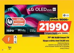 Power LG 77" 4K OLED Smart TV OLED77C54LA erbjuda