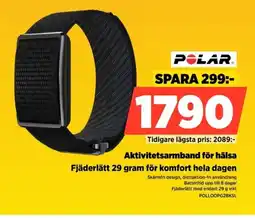 Power Aktivitetsarmband för hälsa POLLOOPG2BKSL erbjuda