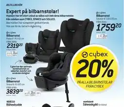 thansen 20% PÅ ALLA BILBARNSTOLAR FRÅN CYBEX erbjuda