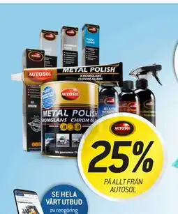 thansen 25% PÅ ALLT FRÅN AUTOSOL erbjuda