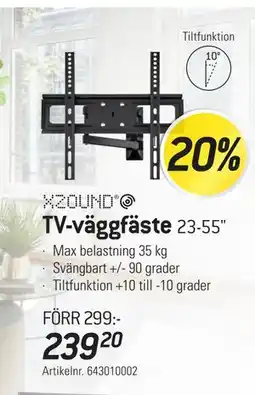 thansen TV-väggfäste erbjuda