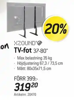 thansen TV-fot erbjuda