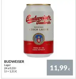Nielsen Discount BUDWEISER, EUR 11.99 erbjuda