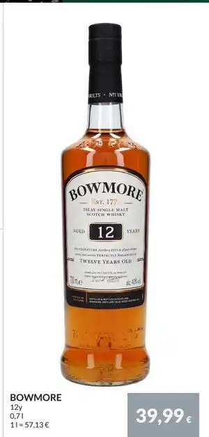 Nielsen Discount BOWMORE, EUR 39.99 erbjuda