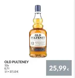 Nielsen Discount OLD PULTENEY, EUR 25.99 erbjuda