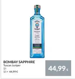 Nielsen Discount BOMBAY SAPPHIRE, EUR 44.99 erbjuda