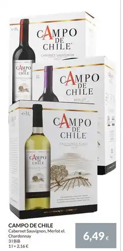 Nielsen Discount CAMPO DE CHILE, EUR 6.49 erbjuda