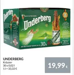 Nielsen Discount UNDERBERG, EUR 19.99 erbjuda