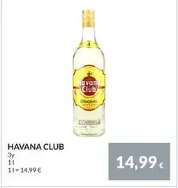 Nielsen Discount HAVANA CLUB, EUR 14.99 erbjuda