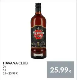 Nielsen Discount HAVANA CLUB, EUR 25.99 erbjuda