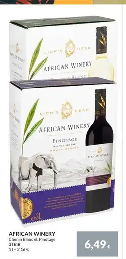 Nielsen Discount AFRICAN WINERY, EUR 6.49 erbjuda
