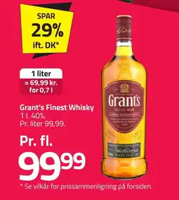 Fleggaard Grant's Finest Whisky erbjuda