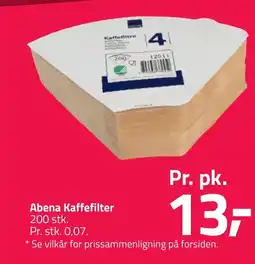 Fleggaard Abena Kaffefilter erbjuda