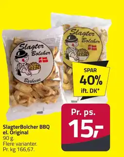 Fleggaard SlagterBolcher BBQ el. Original erbjuda