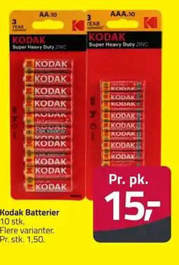 Fleggaard Kodak Batterier erbjuda