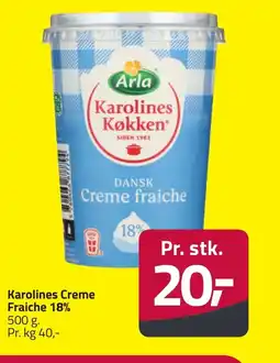 Fleggaard Karolines Creme Fraiche 18% erbjuda