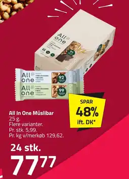 Fleggaard All In One Müslibar erbjuda