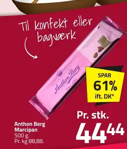 Fleggaard Anthon Berg Marcipan erbjuda