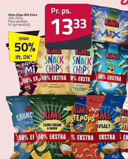 Fleggaard Kims Chips 50% Extra erbjuda