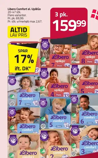Fleggaard Libero Comfort el. Up&Go erbjuda