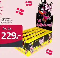 Fleggaard Flügel Shots erbjuda