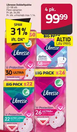 Fleggaard Libresse Dobbeltpakke erbjuda