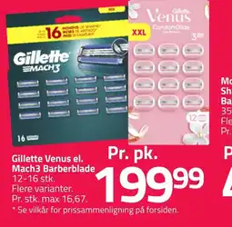 Fleggaard Gillette Venus el. Mach3 Barberblade erbjuda