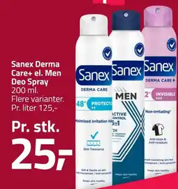 Fleggaard Sanex Derma Care+ el. Men Deo Spray erbjuda