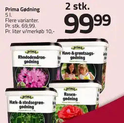 Fleggaard Prima Gødning erbjuda